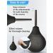 Onegreen Silicone Reusable Enema Kit - 224ML, 2 Pcs Shower Head Attachment - Constipation Relief for Men and Women - Black - Buy Online on GoSupps.com