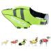 Zooland life jacket dog dog life jacket with excellent buoyancy adjustable & durable reflective lifesaver for small medium and large dogs L green green l