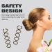 Spiral Bobby Pins Brown with Storage Tin - 20 Pcs 2 Inch Premium Spin Pins for Hair - Non-Scratched Twist Screw Hair Pins for Bun Hairstyles - Ideal for Women, Girls, and Kids - Buy Online on GoSupps.com