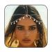 GORTIN Sequins Boho Wedding Gold Headpiece Bohemian Headbands Festival Costume Hair Accessories for Women
