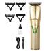 Hair Clippers Metal Hair Clipper Electric Oil Head Electric Hair Clipper Household Hair Salon Charging Hair Clipper(Gold)