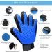 Premium Cat Grooming Gloves - Silicone Pet Brush for Cats & Dogs | Fleece Care | 1 Blue & 1 x Blue - International Shipping Available - Buy Online on GoSupps.com
