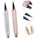 TOVINANNA 2pcs Diamond Eyeliner Metallic Eyeliner Sweat-proof Eyeliner Pens Household Retouching Pen 1 count (Pack of 1) Assorted Color - Buy Online on GoSupps.com