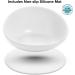 CatGuru Ceramic Cat Food Bowl - No Spill, Stress-Free Whisker Relief, Non-Skid - High-Low White - Buy Online on GoSupps.com