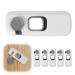 EUIOOVM 5Pcs Childproof Refrigerator Lock Cupboard Locks for Fridge Cabinets Drawers Dishwasher No Tools Need or Drill for Childproof Pet Proofing Grey