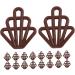 UPKOCH 90 Pcs Chocolate Model Doll House Keychain Accessories Phone Case Crafts Tiny Food PVC Pretend Mini 3.00X2.50X0.20CMx3pcs - Buy Online on GoSupps.com