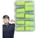 Buy 5 Pairs Reusable Sponge Ear Plugs - PU Noise Cancelling Earplugs for Hearing Protection | Calm Earplugs for Sleeping Studying & Concerts - Green - Buy Online on GoSupps.com