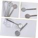 BELLIFFY Eye Cream Stick Beauty Scoop Skin Care Spoon Lip Applicator Makeup Spoon Spoon Lotion Spoon Beauty Spoon Skincare Tools Cream Spoon Facial Spoon Spoon 5.00X1.50X0.30CM Silver - Buy Online on GoSupps.com