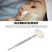 Buy Face Mask Fan Brush - Transparent Handle Flat Cosmetic Brush for Beauty Salon - Buy Online on GoSupps.com