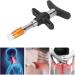 Stainless Steel Manual Chiropractic Adjustment Tool | One-Head Vertebral Massager - 10 Heat Resistance Stages for Muscle Relaxation (Gold) - Buy Online on GoSupps.com