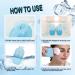 Silicone Ice Roller for Face, Eyes & Neck - Brighten Skin, Reduce Puffiness, Dark Circles - Blue - Buy Online on GoSupps.com