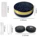 Contact Lens Container Set with Mirror - Travel Solution with Remover Tool & Tweezers - 2 Pieces Black | International Shipping Available - Buy Online on GoSupps.com