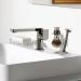 Linkidea Shaver Kit Storage Stand - Stainless Steel Holder for Safety Razor & Shaving Brush | Perfect for Bathroom & Shower | Compatible with Manual Razors (Silver - Buy Online on GoSupps.com