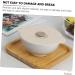 Alipis Bowl Use Lid Supply Leak-proof Home Daily Universal Accessory Multi-function Kitchen Reusable Cover 23X23X2CM Beige - Buy Online on GoSupps.com