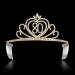 DcZeRong Women 80th Birthday Queen Tiara Crown - Rhinestone Gold 2-1/2 Tall - Buy Online on GoSupps.com