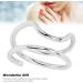 Buy Stylish Index Finger Nail Ring - Trendy Nail Cap Cover for Girls & Women (3046 Platinum) - Daily Use Fashion Jewelry - Buy Online on GoSupps.com