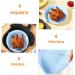 Zerodeko 5pcs Air Fryer Pad Air Fryers Baking Pans Portable Oven Liner Air Fryer Mat Washable Consumables Bluex5pcs 21X18.5X4CMx5pcs - Buy Online on GoSupps.com