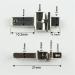SBTRKT 10 Pack Eyeglass Hinges - Durable Replacement Spring Hinges for Acetate Sunglasses | International Shipping Available - Buy Online on GoSupps.com