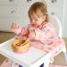 Bibetta Wipeezee Premium Baby Weaning Bibs | Waterproof Coverall Bibs for Toddler Boy Girl | Eco-Friendly & Durable | Pink - Yummy Treats - Buy Online on GoSupps.com