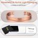 Vicmag Copper Magnetic Bracelet for Women Men | 6X Ultra Strength Magnets | Adjustable Size | 99.99% Solid Pure Copper | Rose Gold Branch Design | Gift Box Included - Buy Online on GoSupps.com
