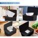 2-Piece Black Wet Cloth Box Set | Stylish Wet Wipes & Napkin Holder with Lid - Ideal for Baby & Home Use - Buy Online on GoSupps.com