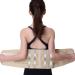 Back bandage for men and women breathable waist lumbar spine lower back support belt for sciatica herniated disc scoliosis back pain relief with two adjustment