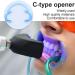 Dulspue Mouth Spreader - 10 PCS C-Shape Cheek Holder for Dental Whitening & Party Games - Blue - Buy Online on GoSupps.com