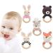 NCBVIXSW Crochet Wooden Ring Baby Teether Rattle - Eco-friendly Chewing & Teething Nursing Supplies - Buy Online on GoSupps.com