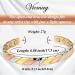 Vicmag Copper Magnetic Bracelet for Women - 9X Ultra Strength Magnets - Adjustable Size - Gift Box Included (Tricolour Diamond) - Buy Online on GoSupps.com