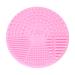 POPETPOP Makeup Washing Tool Silicone Makeup Brush Pad Esponjas Para Maquillaje for Makeup Cosmetic Brush Cleaner Brush Cleaning Pad Makeup Pad Makeup Sponge Scrubber Round 10*10cm Pink