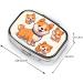 Cute Shiba Inu Dog Pill Case - 2 Compartment Travel Pill Organizer | Perfect for Pocket & Purse Gifts - Buy Online on GoSupps.com