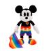 Disney Store Official Mickey Mouse Soft Toy 35cm/14 Plush Cuddly Character with Rainbow Shorts Shoes Flag and Embroidered Heart Pride Collection Suitable for Ages 0+ Mickey Mouse - Pride