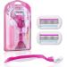 Aibyks Women's Razor | Portable Lady Shaver Set with 4-Layer Blade & Protective Mesh - Perfect for Leg & Body Hair Removal - Buy Online on GoSupps.com