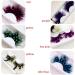1 Pair Fashion Colors Cosplay Halloween Feather False Eyelashes Handmade Party Exaggerated Fake Eyelashes (random Color) - Buy Online on GoSupps.com