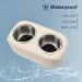 Marinexplore Pontoon Double Drink Holder - Stainless Steel Cup Holders for Boat, Yacht, RV, Car - Buy Online on GoSupps.com