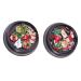 LEORX 2 Box Christmas Nail Jewelry 3D Colorful Metal Nail Studs Rhinestone Nails Art Decoration for Women Girls