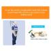 Liulijun Transfer Still Sling - Full Body Lift Aid for Standing & Walking | Padded Support for Thighs Hips Waist & Back | Exercise Belt in Blue - Buy Online on GoSupps.com