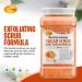 SPA REDI Sugar Body Scrub - Mandarin 128 Oz | Exfoliating Moisturizing & Hydrating Body Exfoliator for Smooth Fresh Skin - Buy Online on GoSupps.com