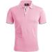 SCODI Men's Short Sleeve Polo Shirt Breathable Athletic Golf Shirt Tennis Casual T-Shirt 110-pink Large