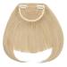 Buy SEGO Clip-in Pony Hairpiece Extensions | Ash Blonde & Bleach Blonde Fringe Bangs | Straight Human Hair Look | International Shipping Available - Buy Online on GoSupps.com