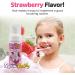 Kids Strawberry Foam Toothpaste - Low-Fluoride Anti-Cavity Formula for U-Shape Toothbrush, 45ml - Buy Online on GoSupps.com