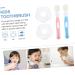 Ultechnovo Baby Toothbrush & Cleaning Brush Set - 2 Sets of Baby Pebble Detergent Cleaners - Pink - Buy Online on GoSupps.com