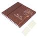 Minkissy Nail Nail 120 Nail Color Chart Display Books Nail Polish Color Cards Plastic Polish Board Nail Tips Display for Nail Art Practice Design Samples