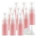 TIANZD 12 Pieces 10ml 0.3 oz Lightproof Pink Spray Bottles Plastic Fine Mist Spray Bottles Refillable Bottle for Cosmetic Perfume Cleaning Travel with 1x Funnels Pink 10ml