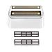 Replacement Foil and Cutters Compatible with BaBylissPRO Barberology Cordless Metal Double Foil Shaver FXFS2 (FOILFX02) (Silver)