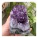 Crystal Rough Natural Amethyst Geode Quartz Cluster Crystal Specimen (Size : 600-700g)