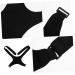 ULTECHNOVO Belt Holder Brace Shoulder Rest Posture Fixer for Women Support Belt Black Polyester - Buy Online on GoSupps.com