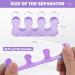 Toe Separators for Women - Silicone Pedicure Spacers & Gel Toe Spreaders for Nail Polish & Toenail Painting (2 Pairs - Buy Online on GoSupps.com