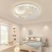 Buy Ahxiaozn LED Star Moon Ceiling Lamp for Kids | Dimmable Remote Control | 50cm White Bedroom Light | Perfect for Girls & Boys Rooms - Buy Online on GoSupps.com