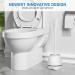 2 Pack Toilet Bowl Brush Set with Ventilated Holder - Durable Bristles, Long Ergonomic Handle - Bathroom Cleaning Scrubber Kit (White) - Buy Online on GoSupps.com